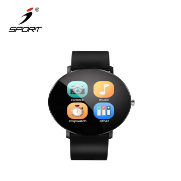 Nueva correa de reloj deportiva inteligente con monitor de frecuencia cardíaca Bluetooth con pantalla táctil completa de 1,3 pulgadas con soporte para varios idiomas